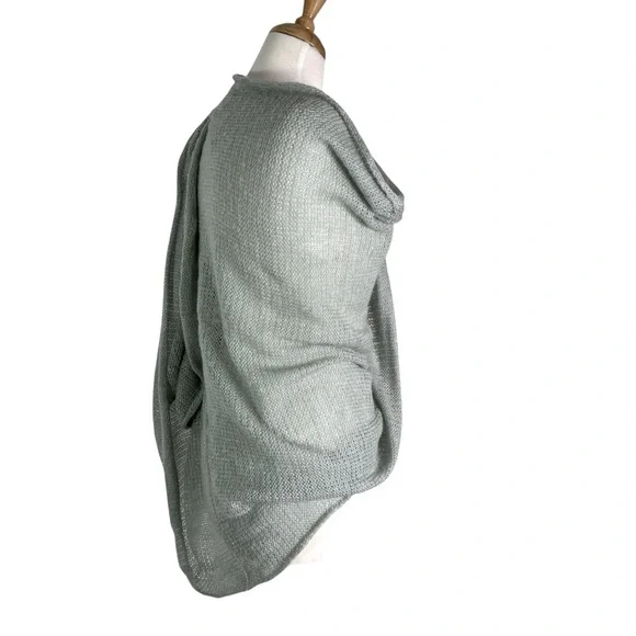 Anthropologie Pins and Needles Infinity Scarf Grey Green NWT - Picture 4 of 9